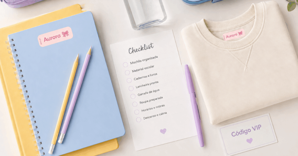 Poupar no regresso às aulas com etiquetas personalizadas Tiketa