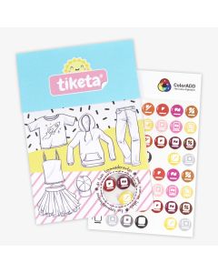 Termoaderentes com Alfabeto das Cores ColorADD