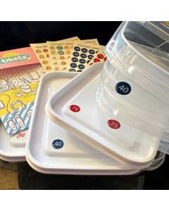 Bolinhas autocolantes para agrupar objectos (Lote 35 Pares)